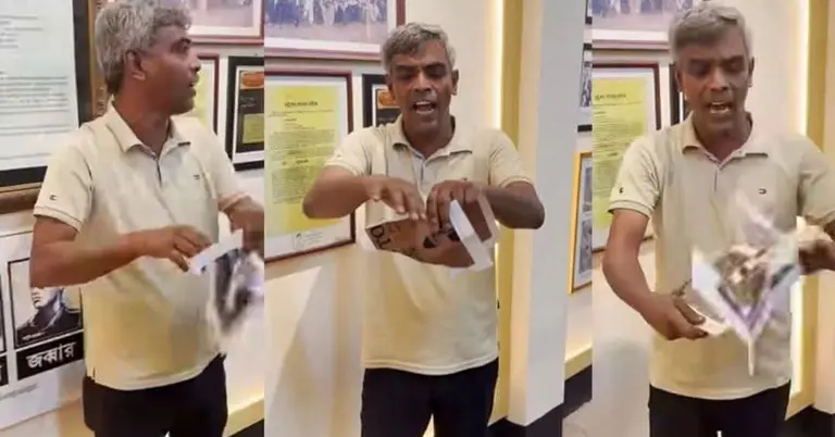 জিন্নাহর ছবি ছিঁড়ে ফেললেন সাবেক শিক্ষার্থী